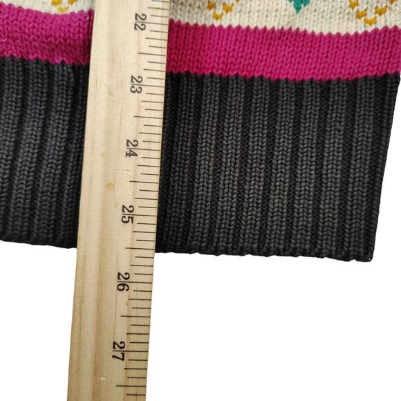 VTG LIZI RUCH Women's Black Golf Prep Cardigan Sweater Size S **PLEASE READ** - Picture 7 of 9